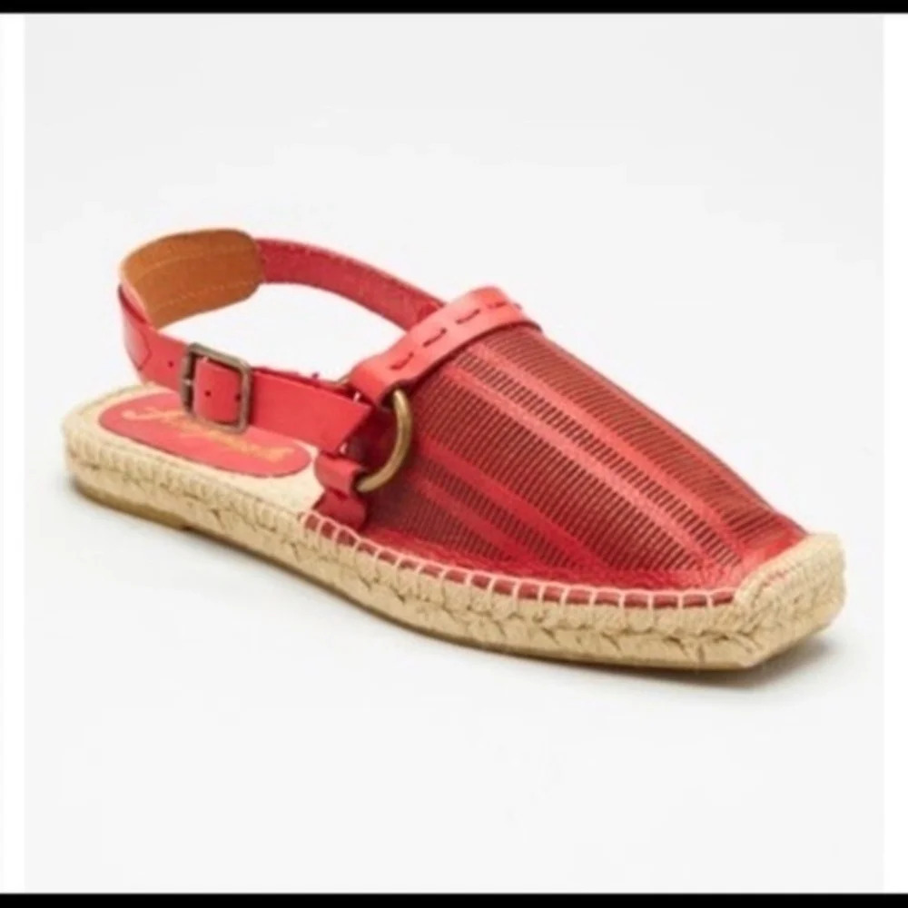 Free People Red Espadrilles